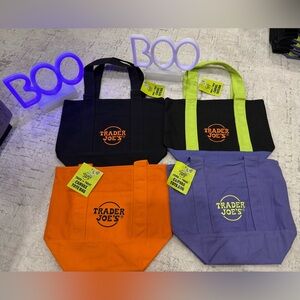 New Viral Trader Joe’s Halloween mini canvas tote bag